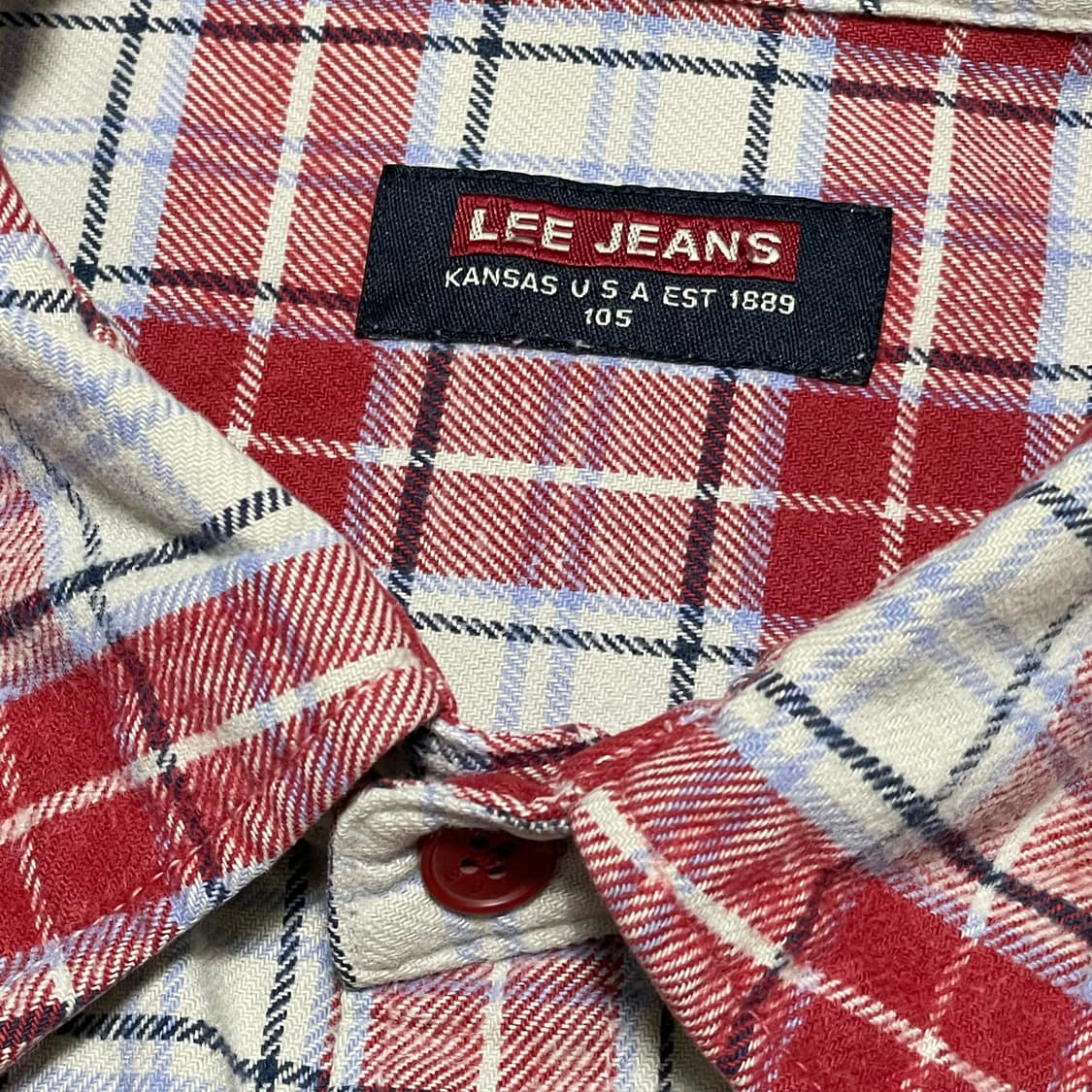 [XL] Lee Jeans 빈티지 플란넬 체크 셔츠 상품이미지2