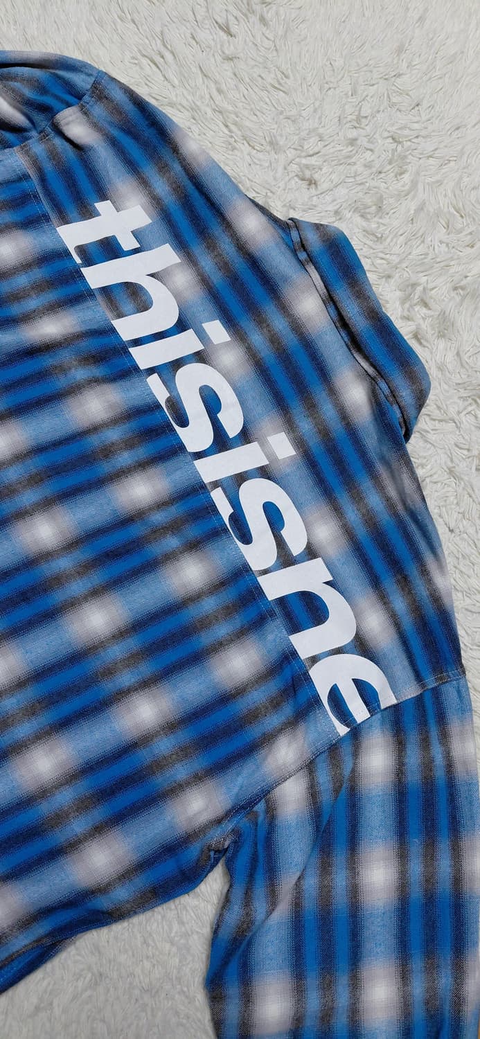 Thisisneverthat 플란넬 체크 셔츠 L 상품이미지6