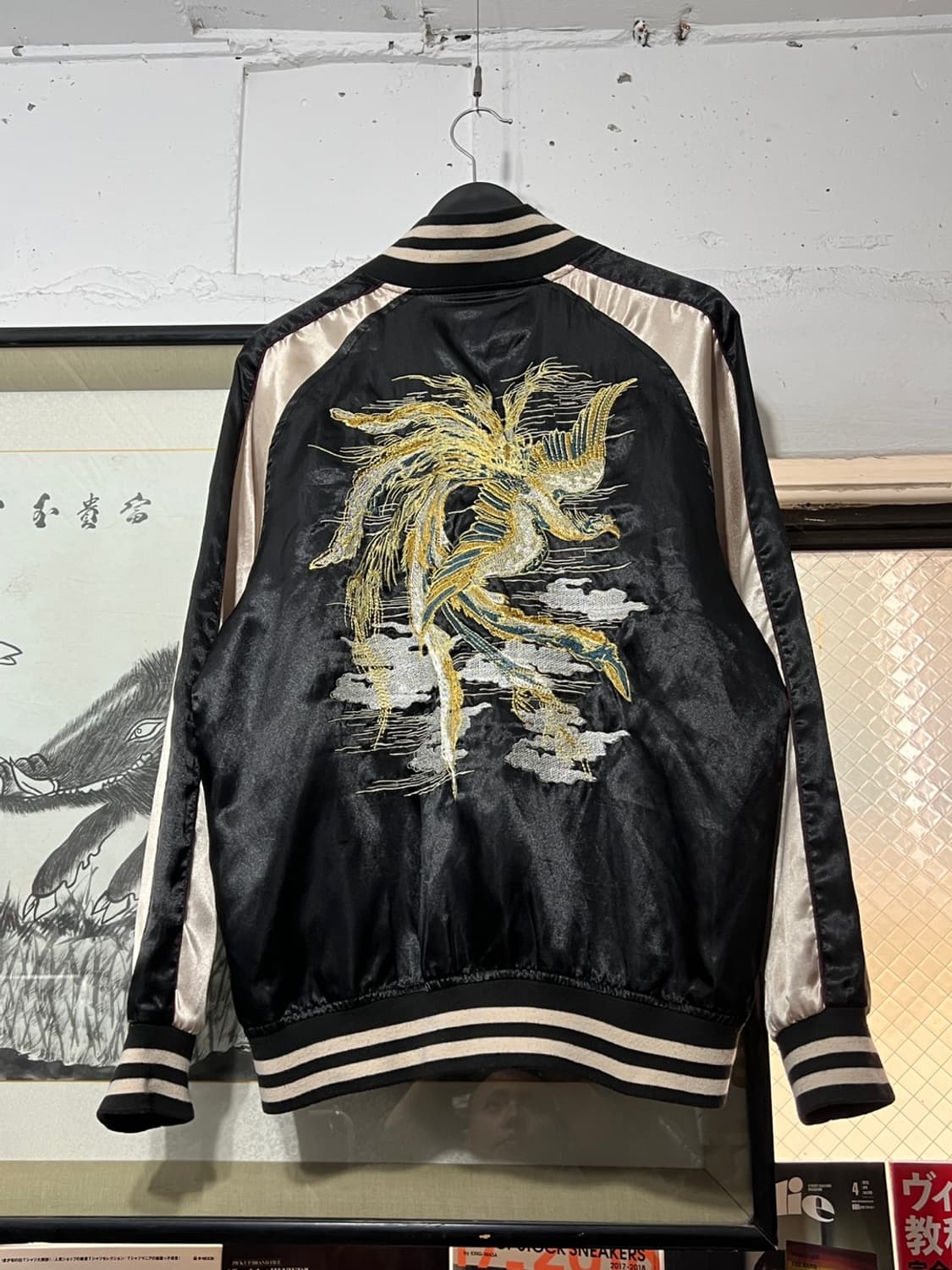 鏡花水月 Oriental Pheonix Embroidery Sukajan 상품이미지6