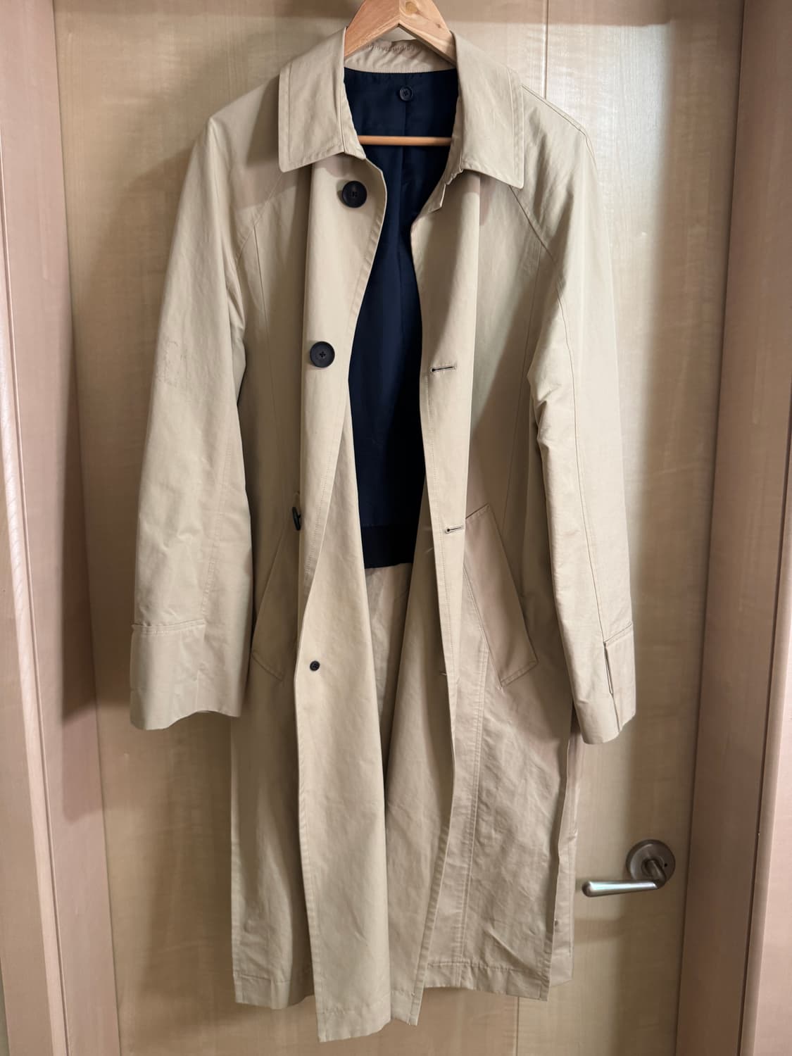 타임옴므 24ss 후드탈부착 트렌치코트 베이지 105 상품이미지2