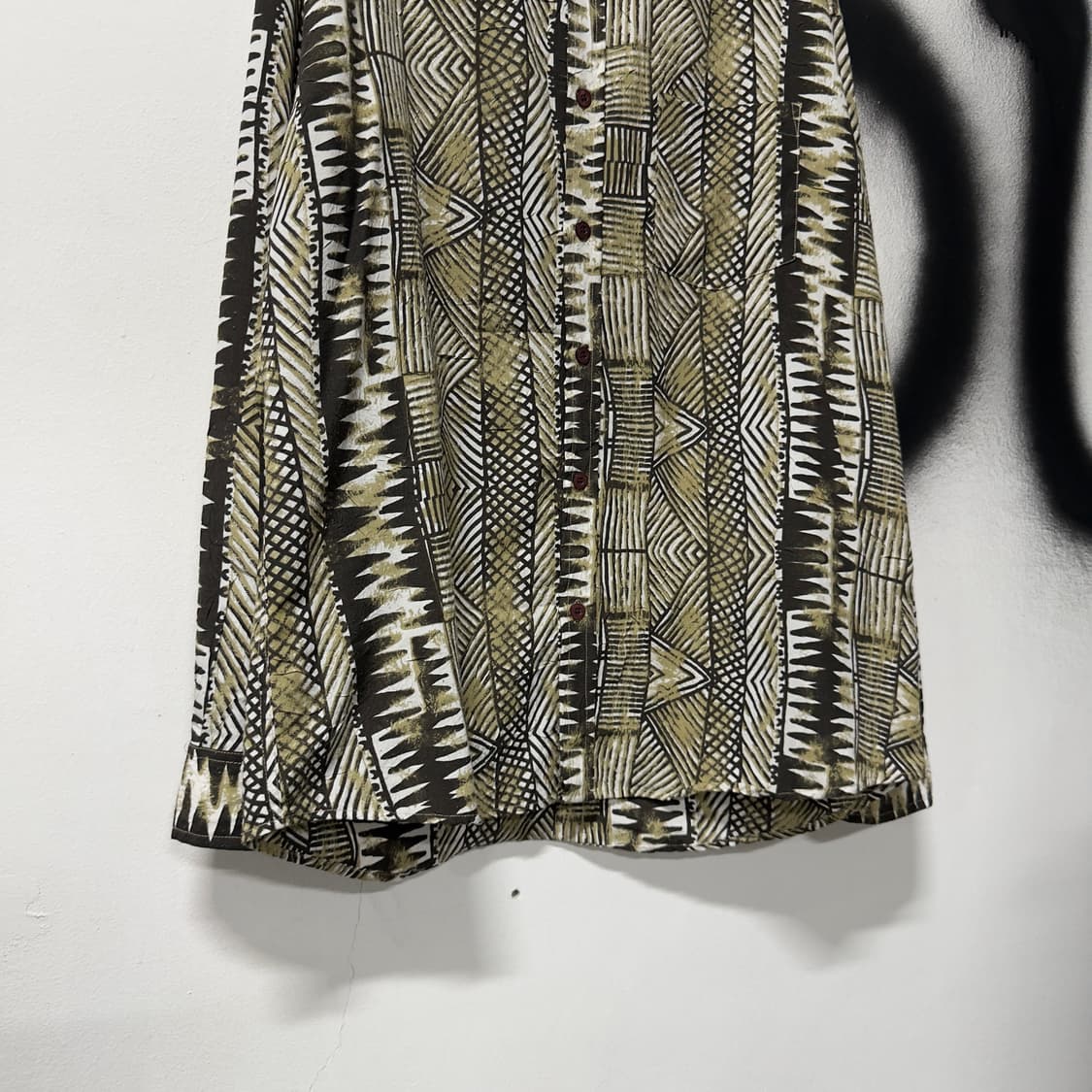 VTG 빈티지 빅사이즈 오버핏 멀티 패턴 원포켓 셔츠 상품이미지4