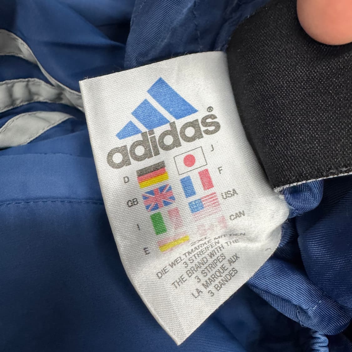 아디다스 90s 삼선 올드스쿨 와이드 바람막이 트랙팬츠 상품이미지6