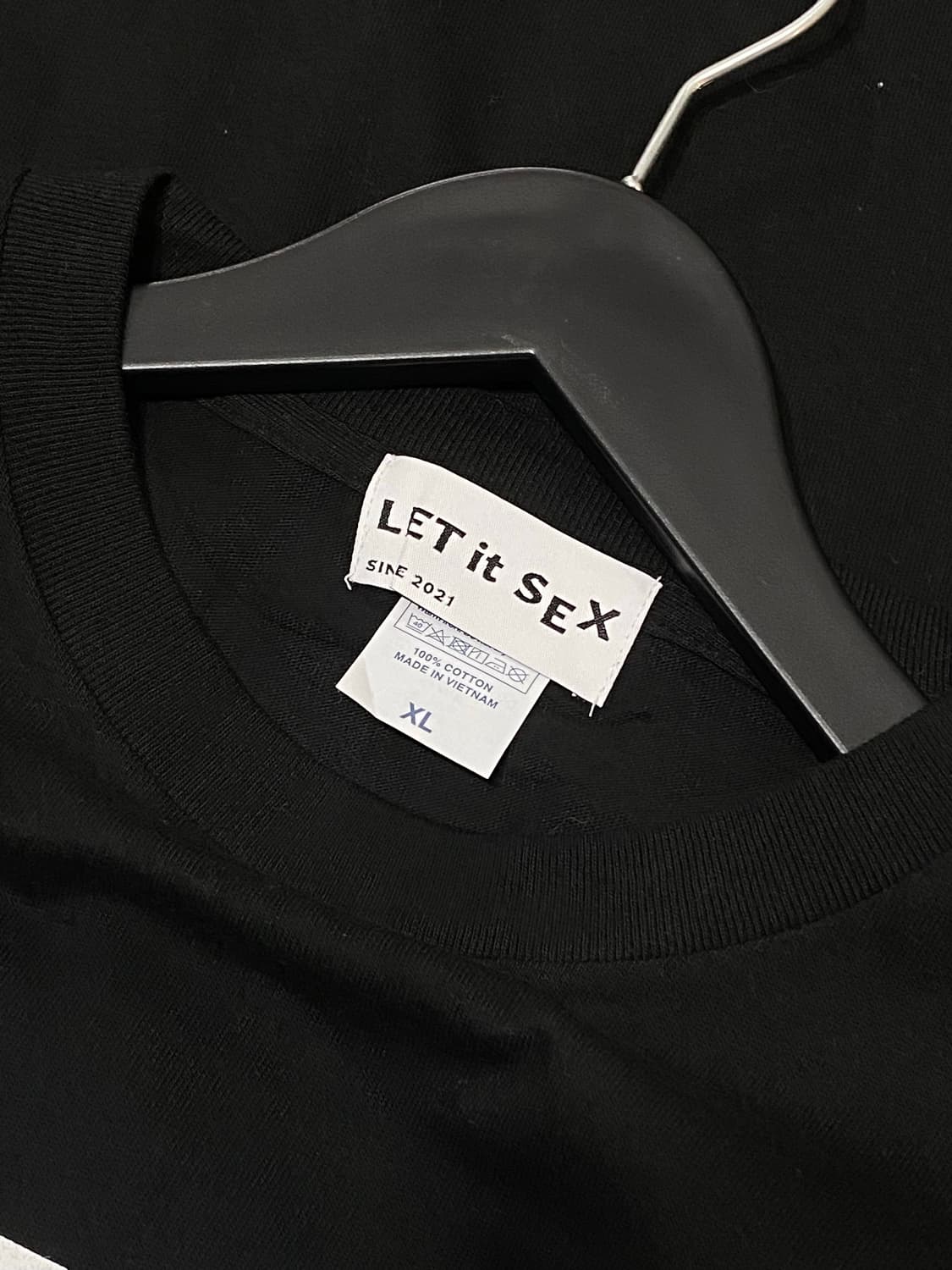 Let it sex 안티 소사이어티 펑크 레터링 반팔 티셔츠 상품이미지10