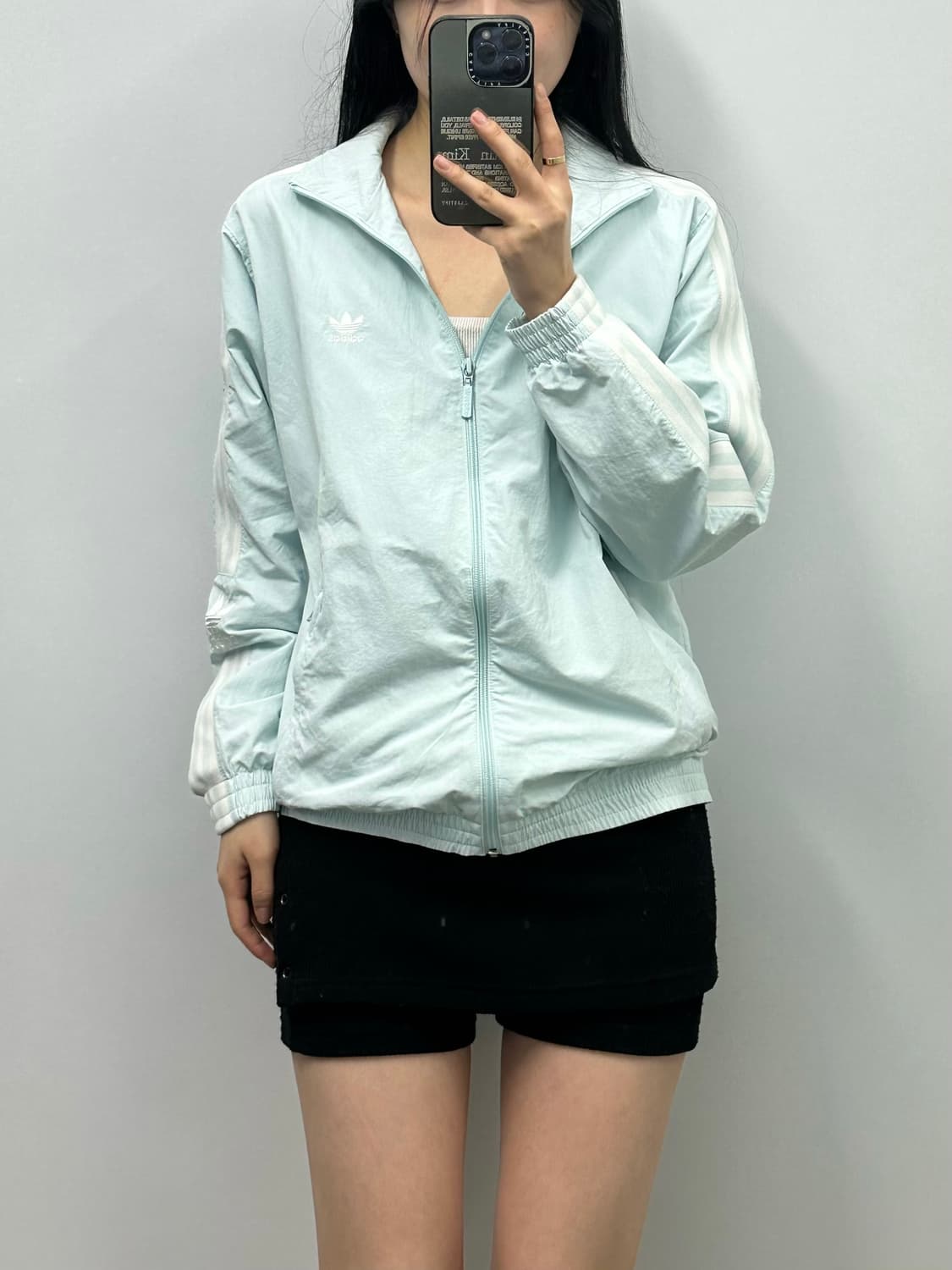 아디다스 락업 사이드라인 스카이블루 바람막이 자켓 상품이미지1