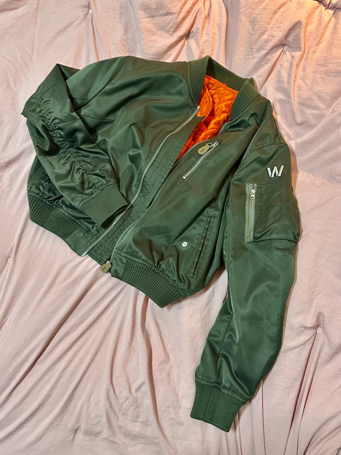 스위브 투웨이 크롭 봄버자켓 상품이미지1