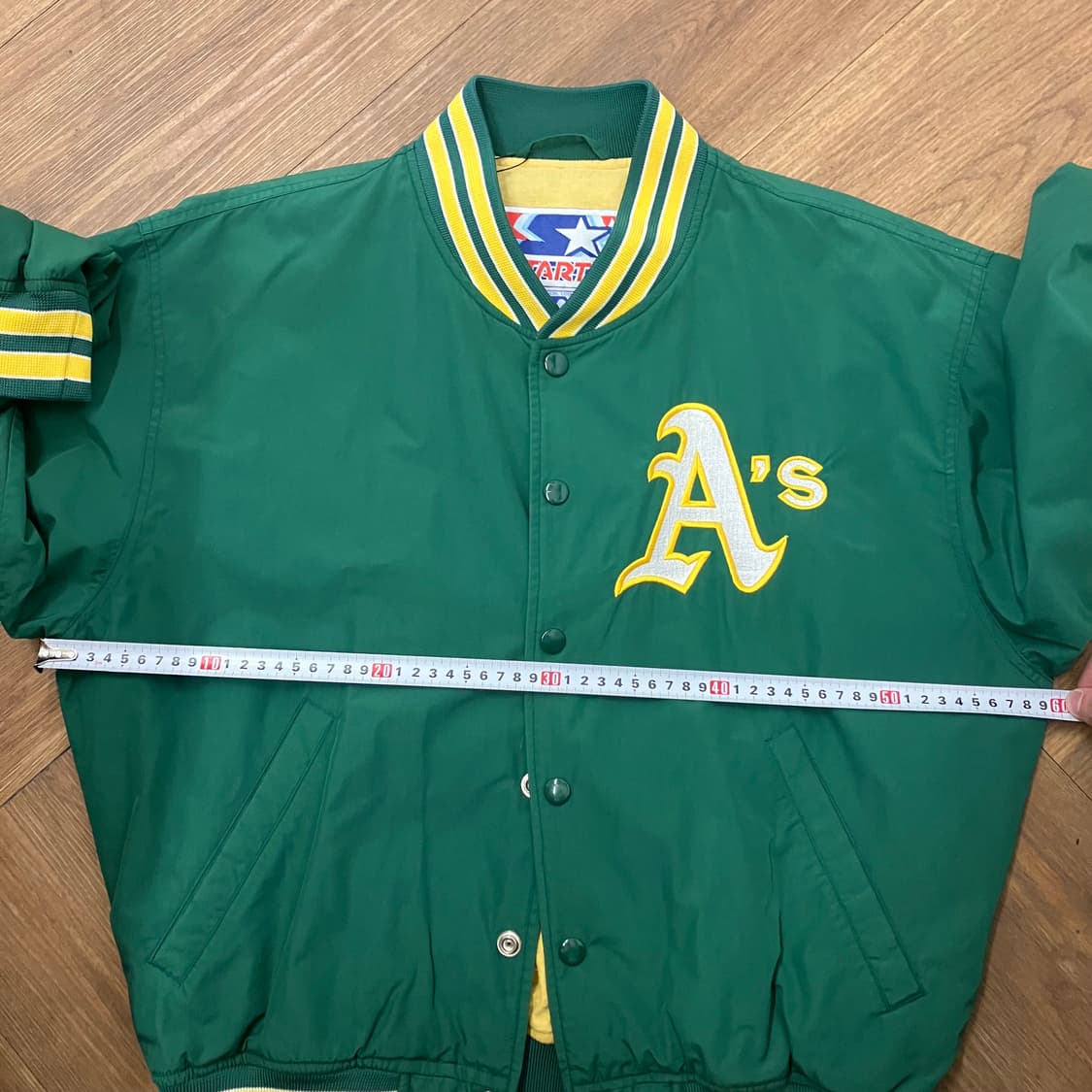 N173 스타터 오클랜드 애슬레틱스 스타디움 자켓 상품이미지7