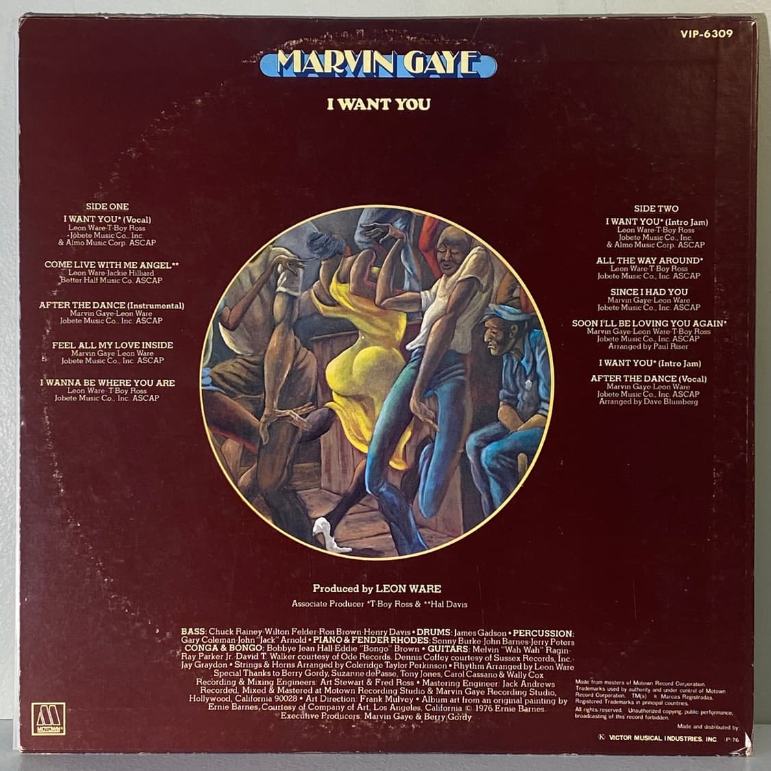 (중고LP-소울/훵크) Marvin Gaye -I Want You 상품이미지2