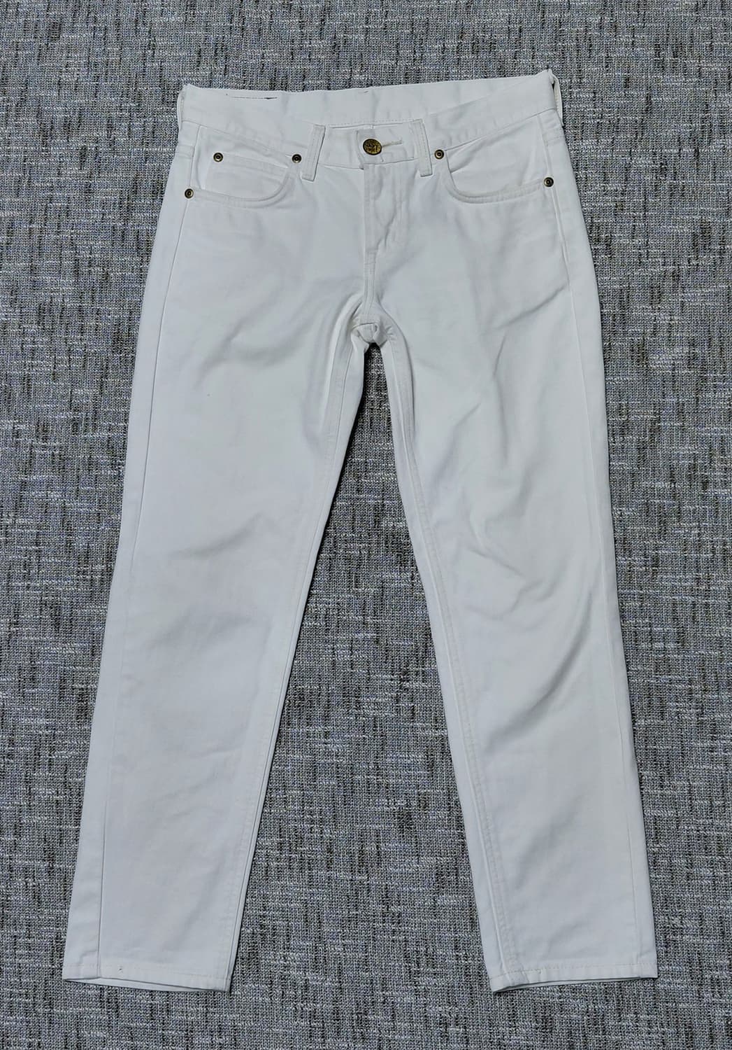 [S] Lee(리) 프리 오가닉 코튼 화이트 데님 팬츠 (LL1612) 상품이미지2