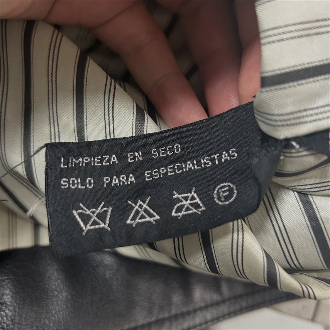 빈티지 베라펠라 리얼레더 빅포켓 봄버  상품이미지6