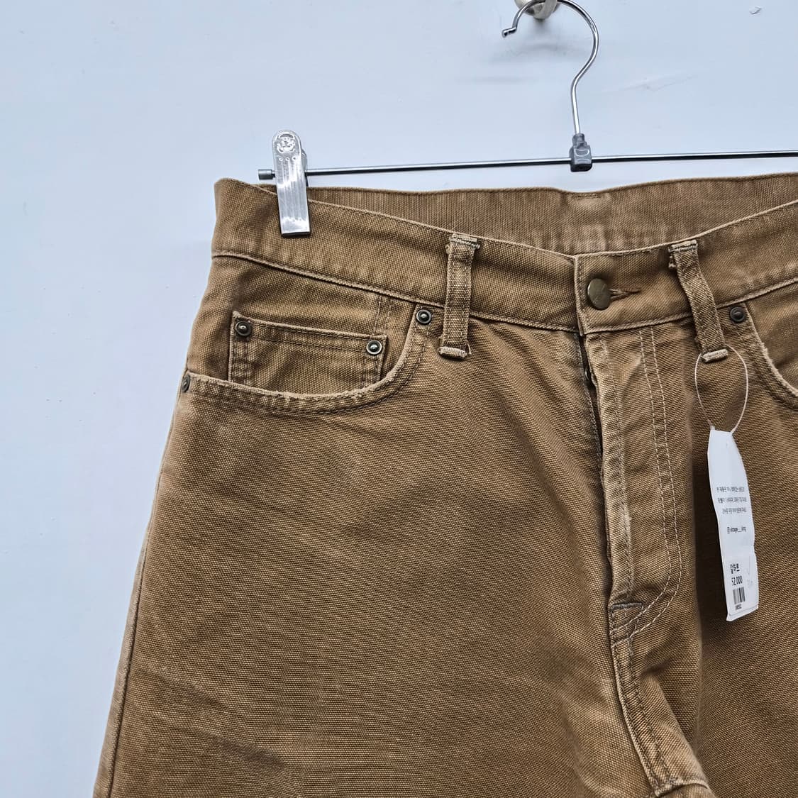 칼하트 브라운 데님 바지 31in 상품이미지2