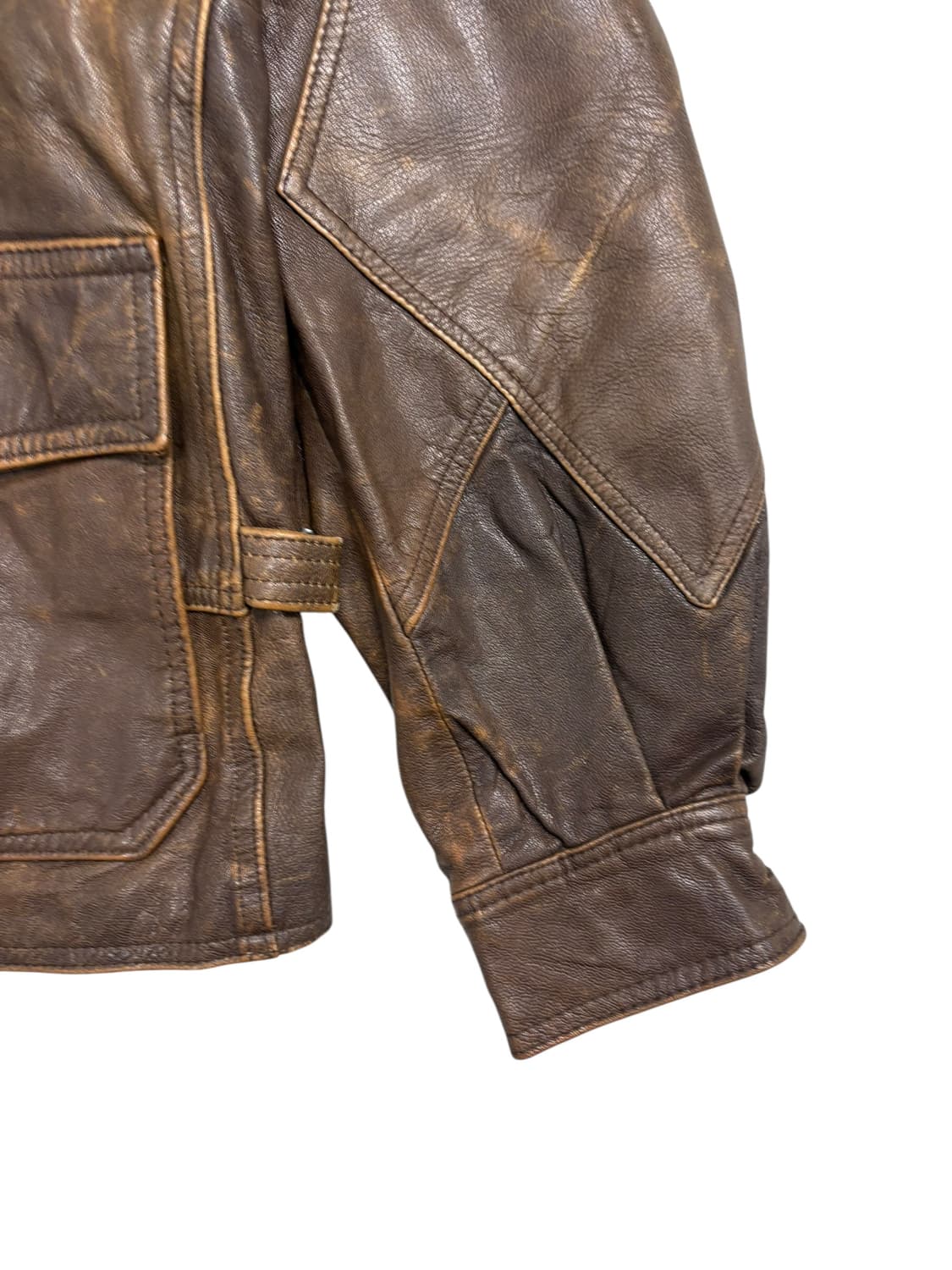 Avirex 아비렉스 빈티지 가죽 자켓 상품이미지2