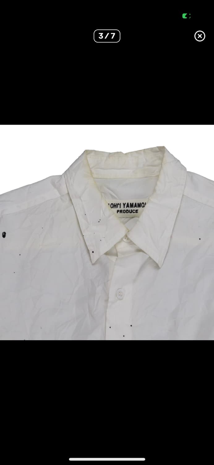 요지야마모토 덜티에디선 셔츠 상품이미지3