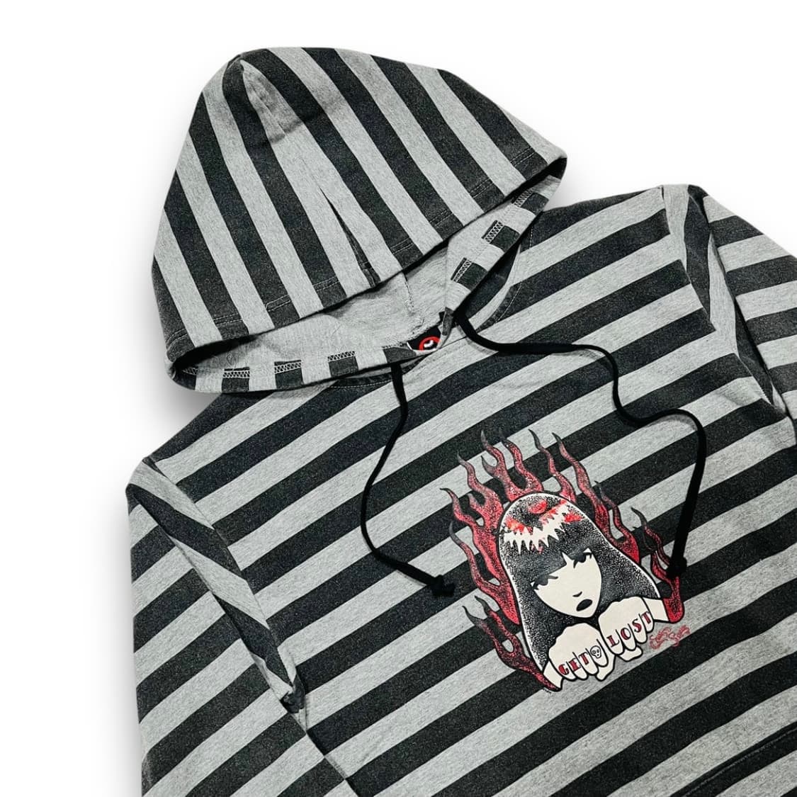 펑크 에밀리 플레임 오컬트 소녀 빈티지 데드스탁 후디 상품이미지2