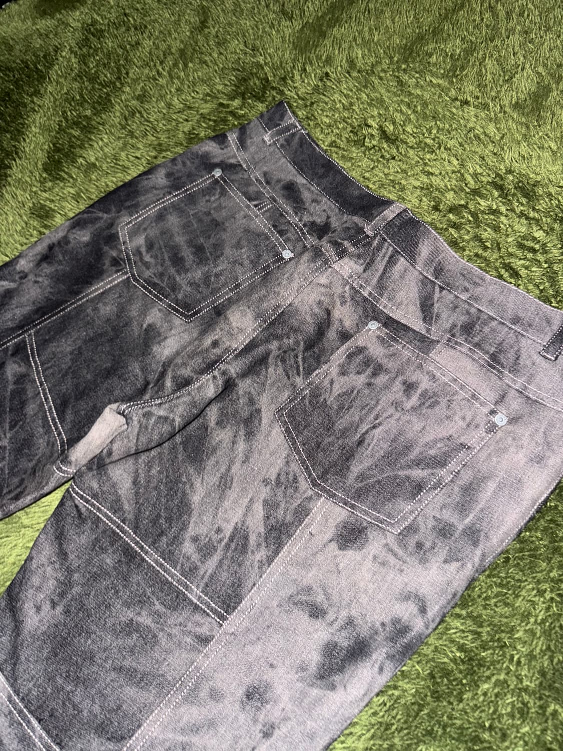 [XL] IISE 이세 가먼트 다잉 6 포켓 디테일 데님 팬츠 상품이미지9