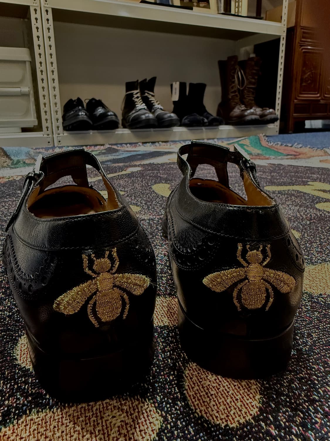 구찌 펀칭 컷아웃 브로그 상품이미지5