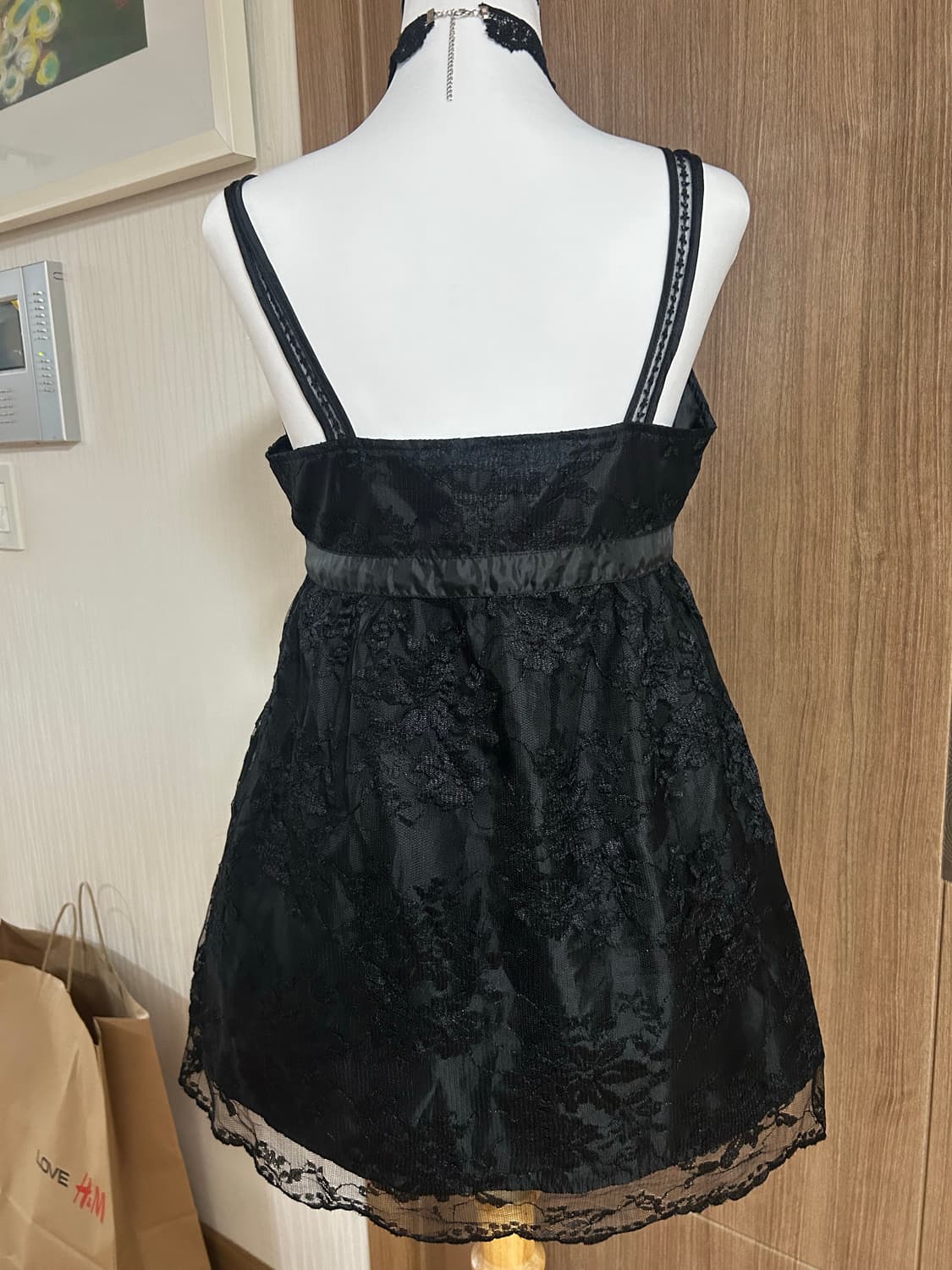 공겜여주고스로리고딕오네갸루로맨틱핑크세스 레이스 탑 상품이미지2