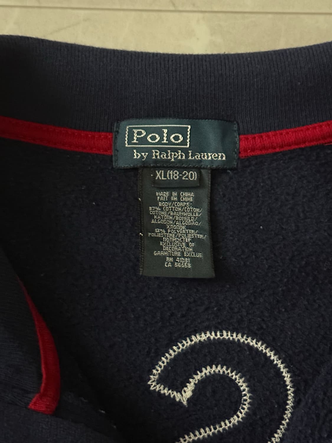 폴로 랄프로렌 빅포니 usa 코튼집업 상품이미지4