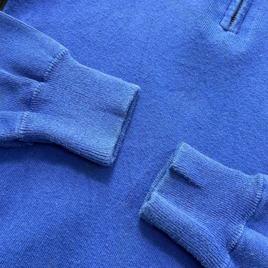 폴로 랄프로렌 블루 럭비 빅로고 하프집업 니트  상품이미지5