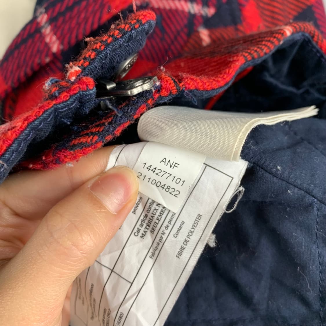 아베크롬비 y2k 와투케 체크 울프죠 울 자켓 상품이미지6