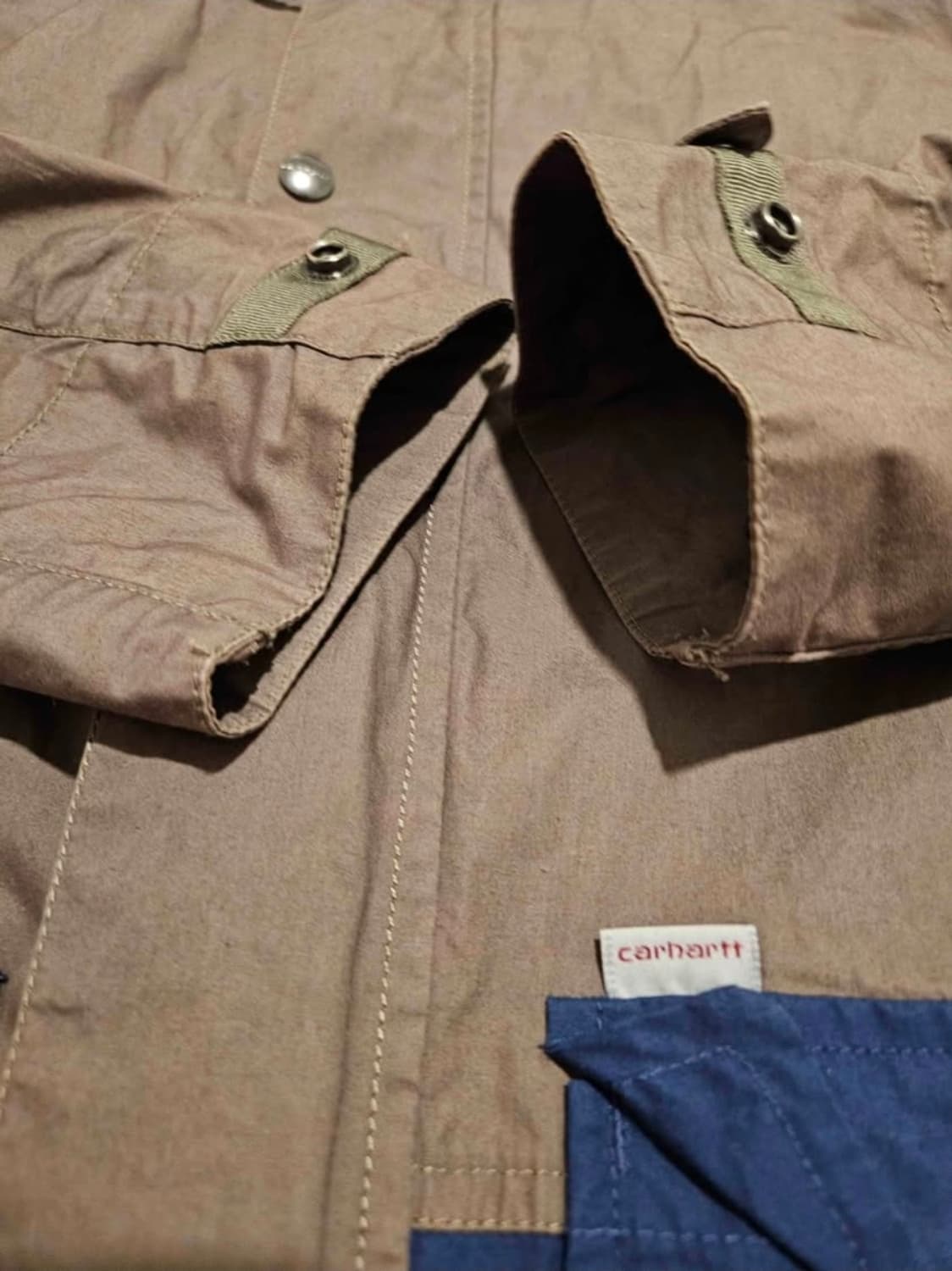 칼하트 포트 자켓 카키 네이비 L 상품이미지3