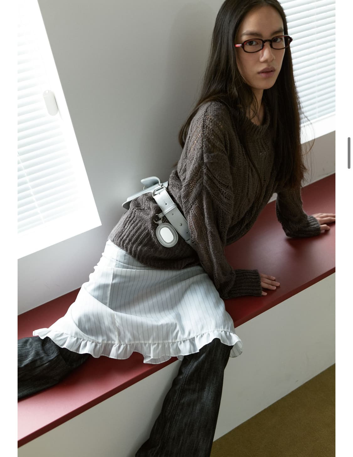 마조네 fril layered skirt 상품이미지1