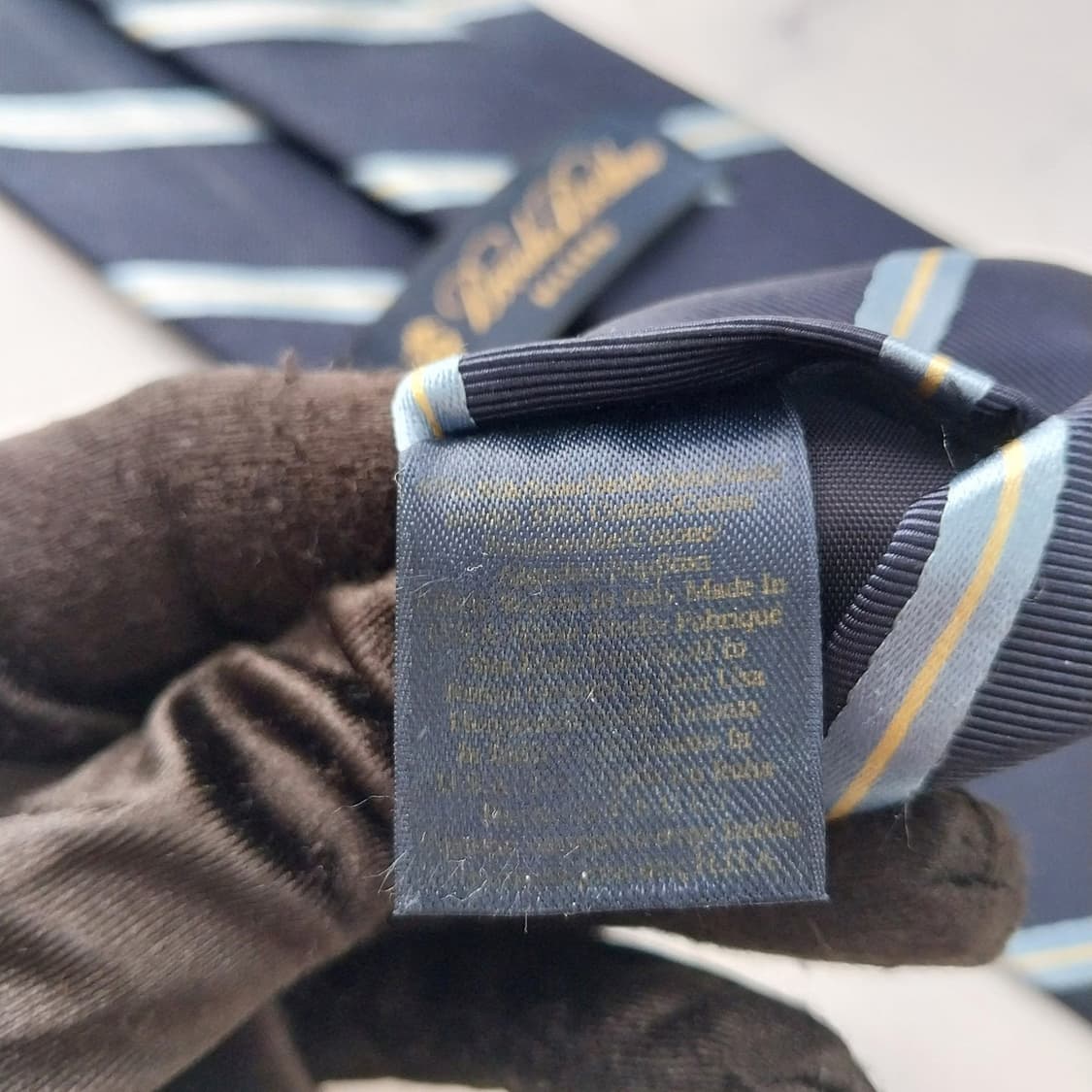 브룩스브라더스 실크 스트라이프 넥타이 8.7cm A+등급 K1821
 상품이미지9