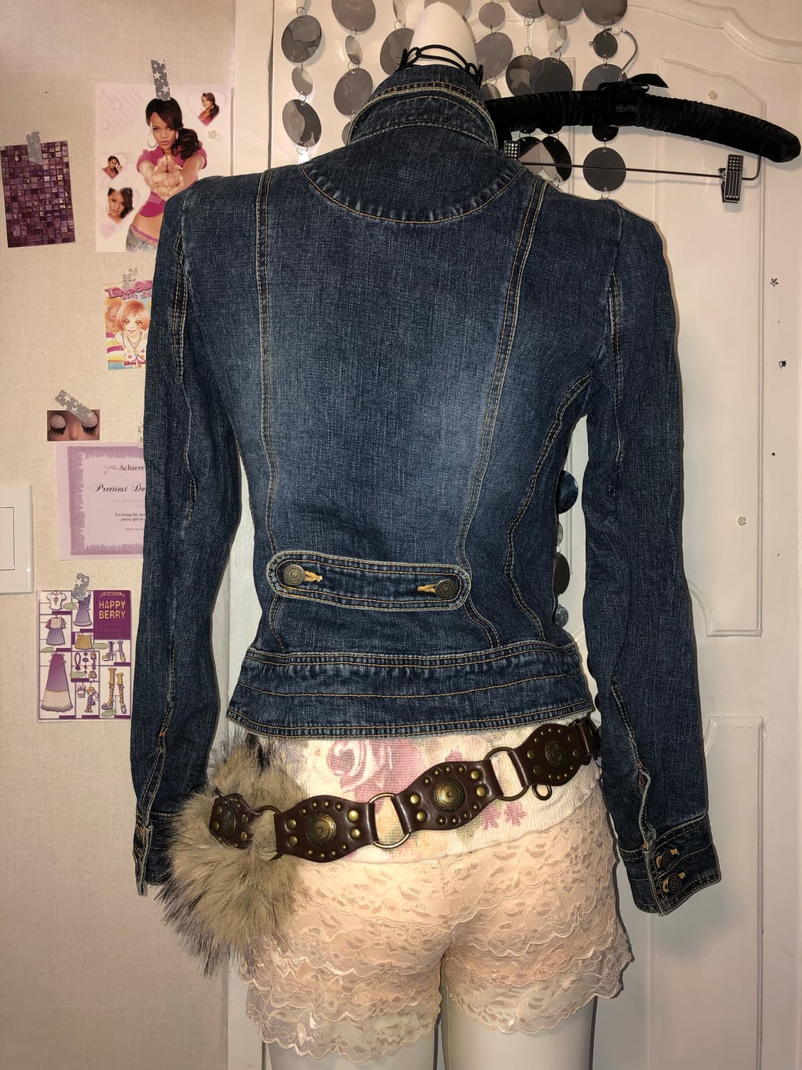 denim detail side jacket  상품이미지2