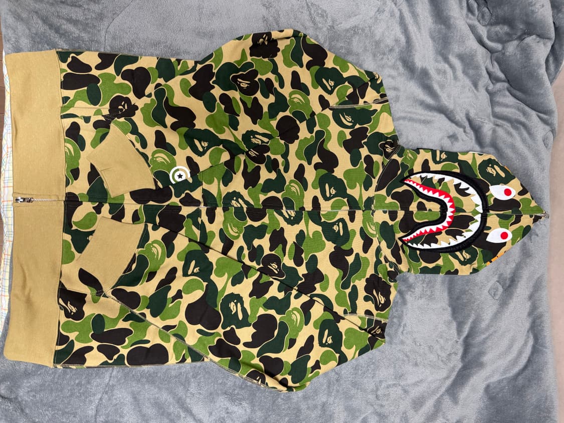 베이프 후드집업 ABC그린 xl 급처 상품이미지2