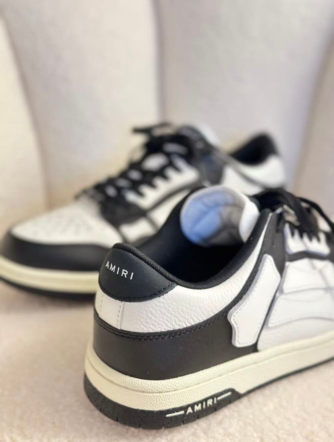 아미리 스켈탑 로우 가죽 로우탑 본 슈즈 270mm 상품이미지8