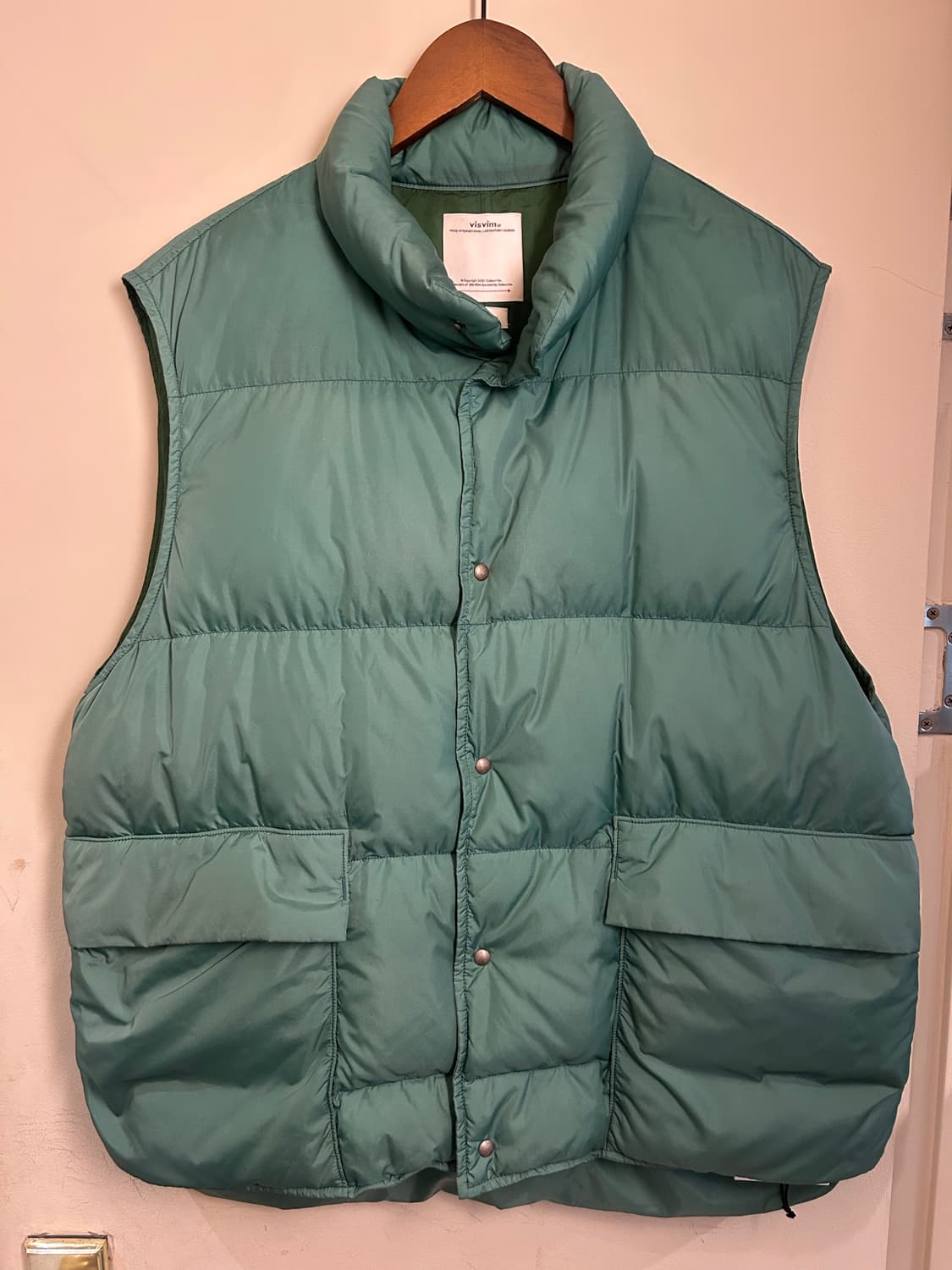 비즈빔 워커다운베스트 그린 3사이즈 상품이미지2