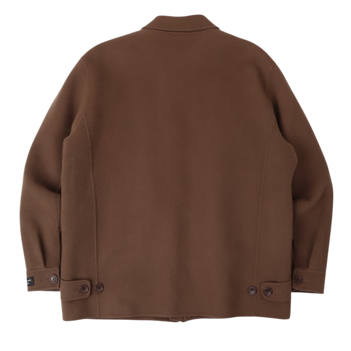 입생로랑 핸드메이드 브라운 울 블루종 집업 자켓 상품이미지5