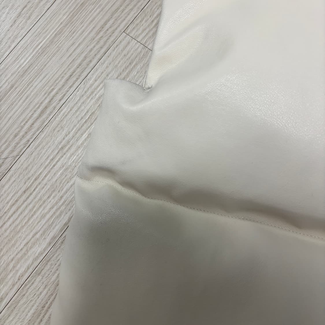 페일제이드 레더 베스트 푸퍼 자켓 아이보리 패딩 조끼 상품이미지7