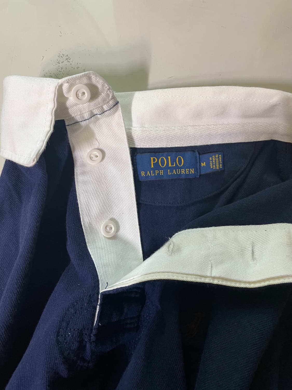 폴로 랄프로렌 네이비 럭비티 상품이미지3