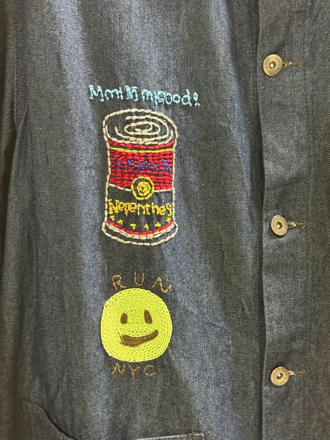 네펜데스 x 오타카라 NYC 데님 커버올 워크자켓 상품이미지5