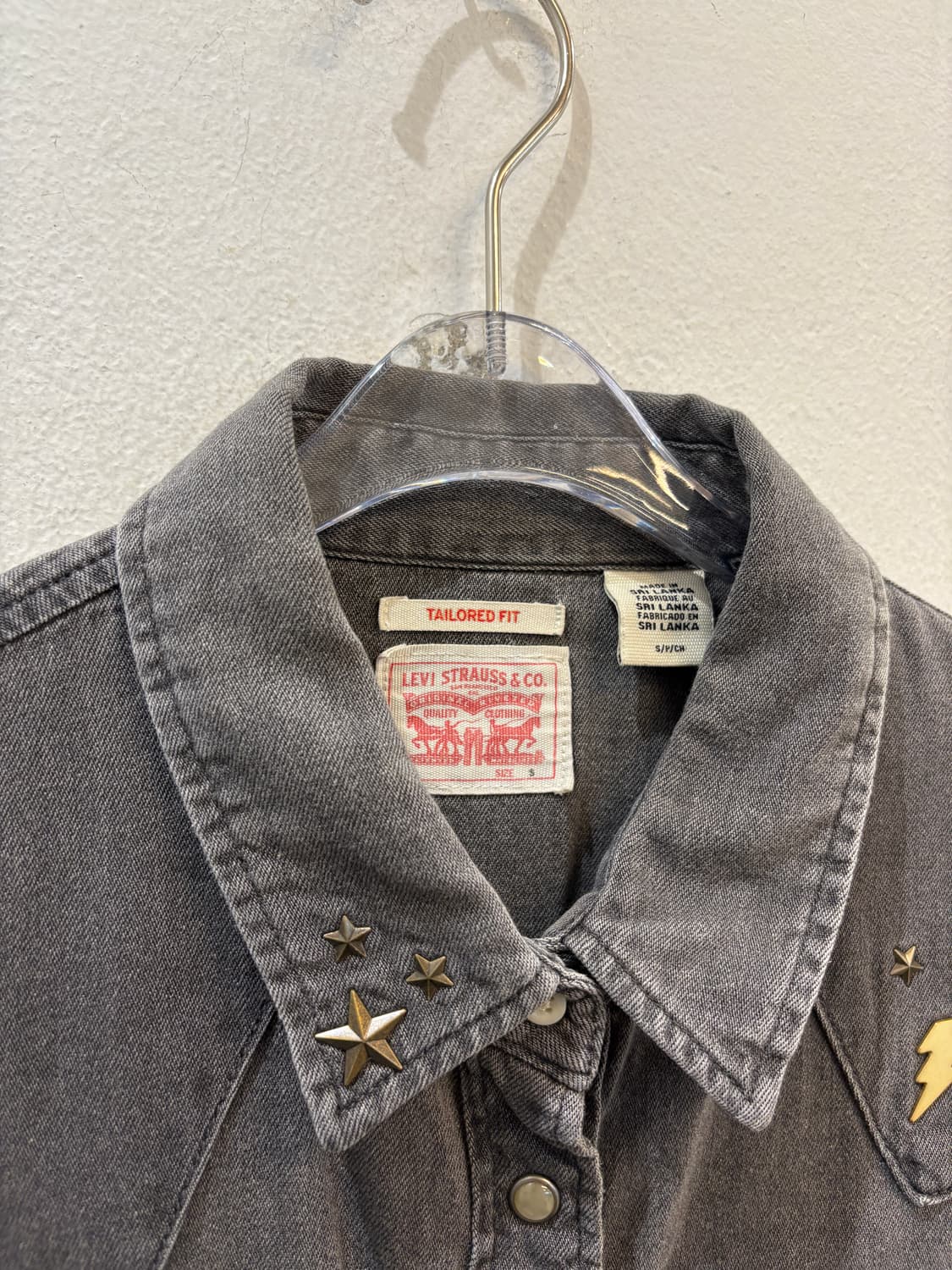 LEVI'S Star Point Western Denim Shirt 상품이미지9