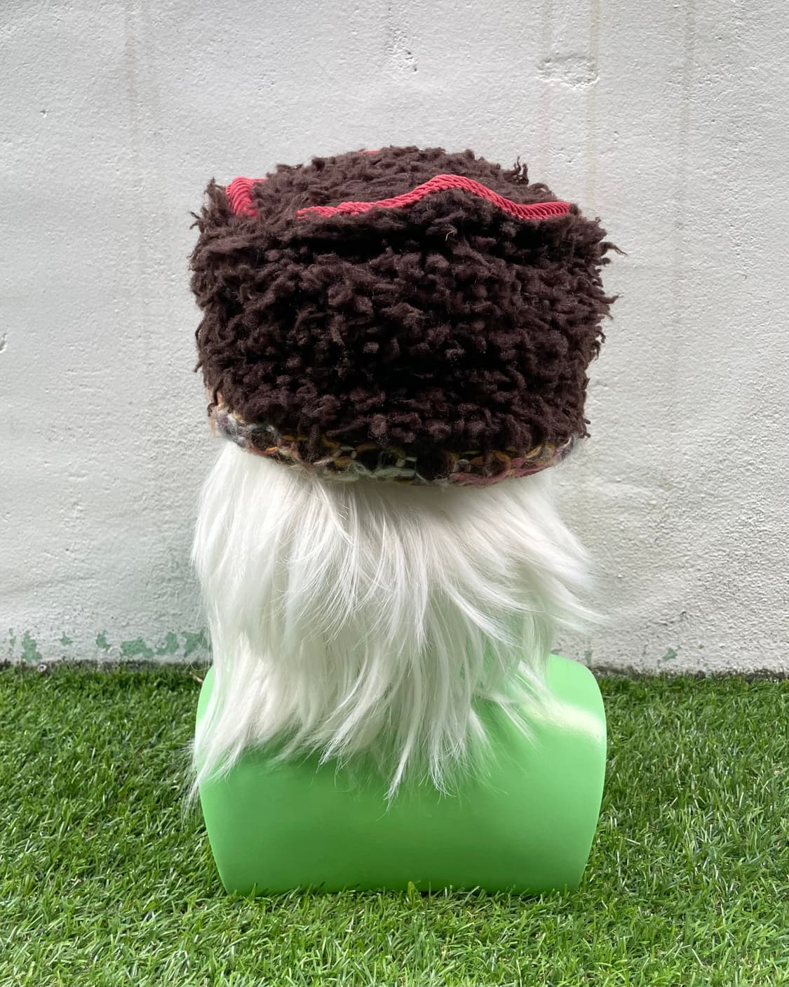 brown fur knit cap 상품이미지4