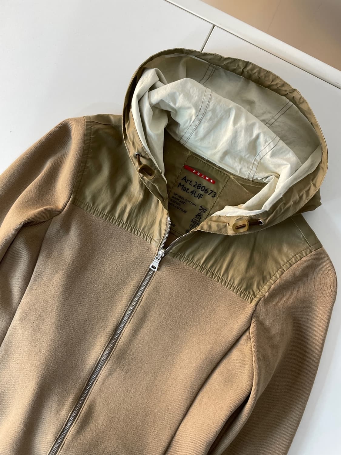 프라다 스포츠 후드 니트 자켓  상품이미지1