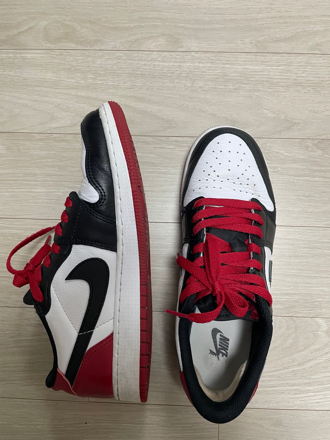 조던1 레트로 로우 OG 블랙토 GS 250 상품이미지2