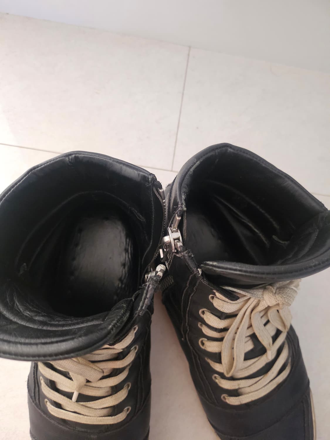 발망 balmain 레더 하이탑 상품이미지4