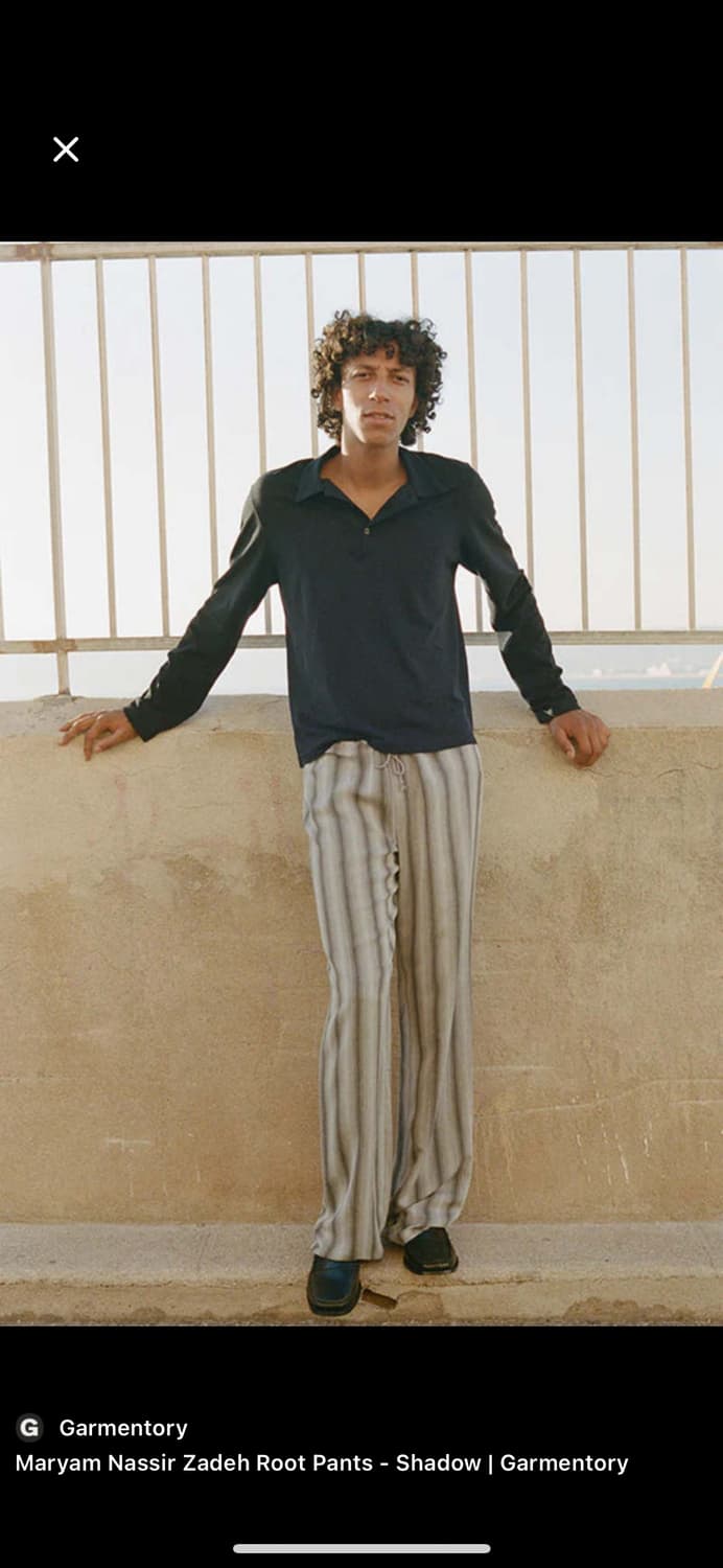 Maryam Nassir Zadeh Root Pants (Shadow) 상품이미지1