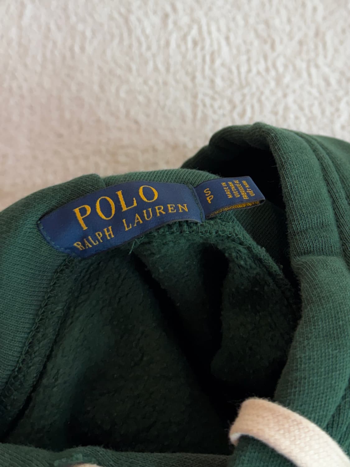 폴로 딥그린 스펠로고 후드 상품이미지4