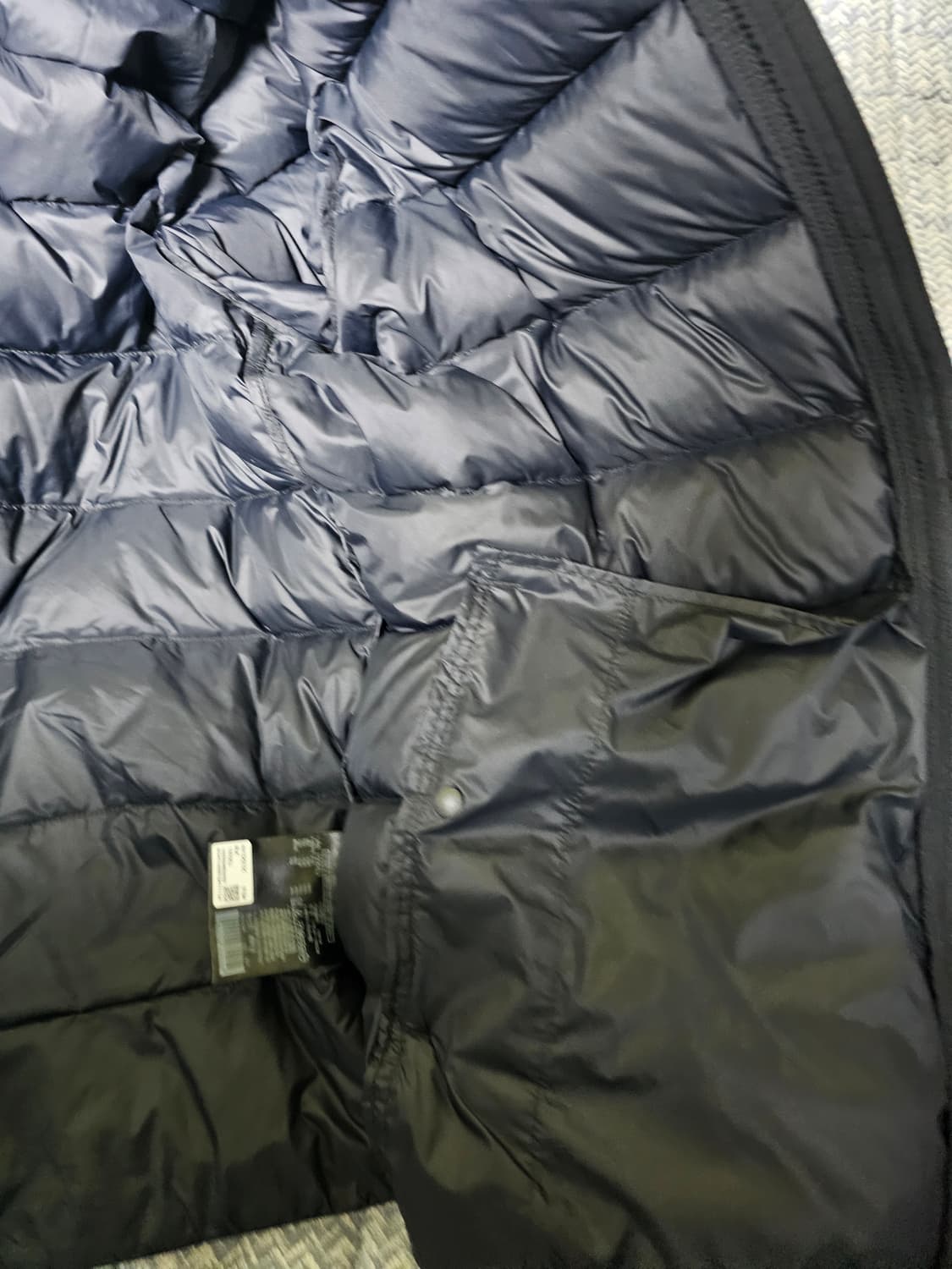 노스페이스 RDS 다운 가디건 블랙 XL 경량 패딩 상품이미지3