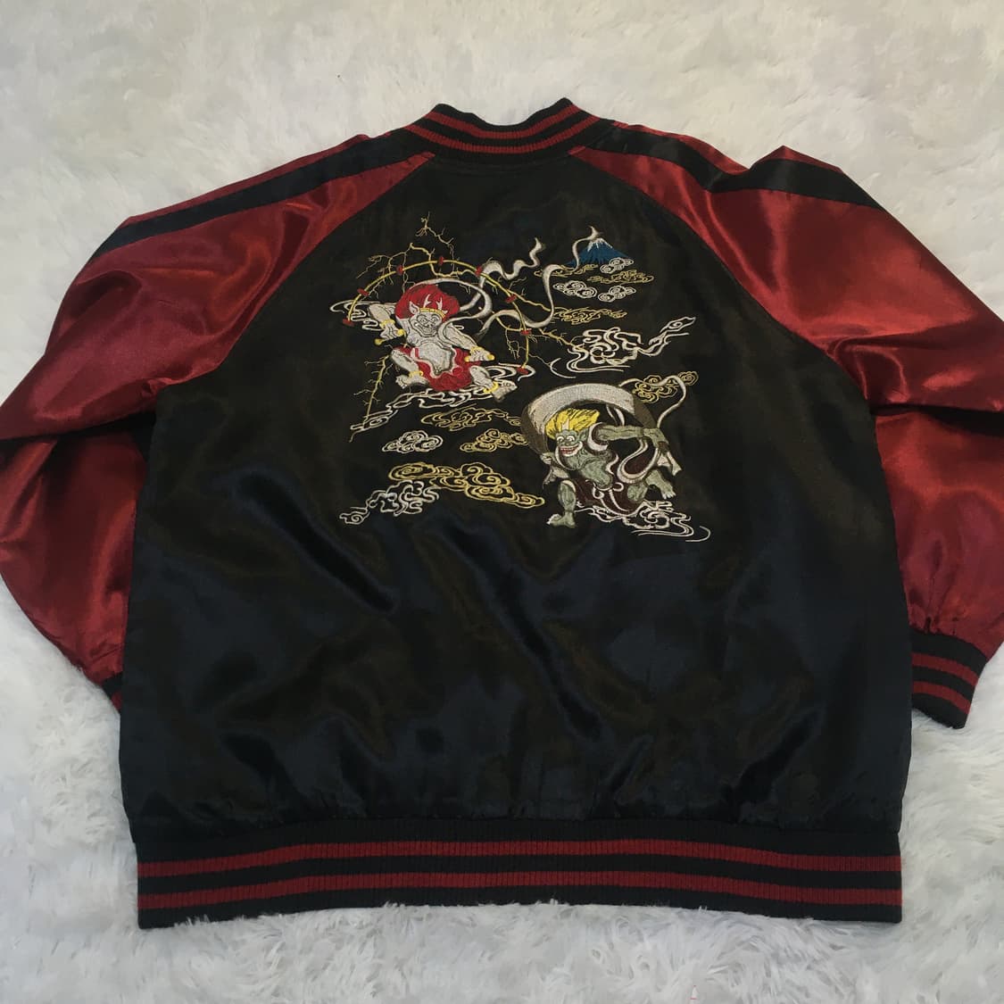 빈티지 풍신뇌신 스카쟌 764 y2k 스트릿 갸루 펑키 일본빈티지 상품이미지4