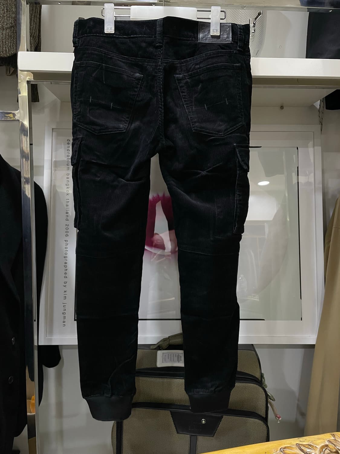 폴로랄프로렌/블랙 코듀로이 카고조거팬츠(30“) 상품이미지2