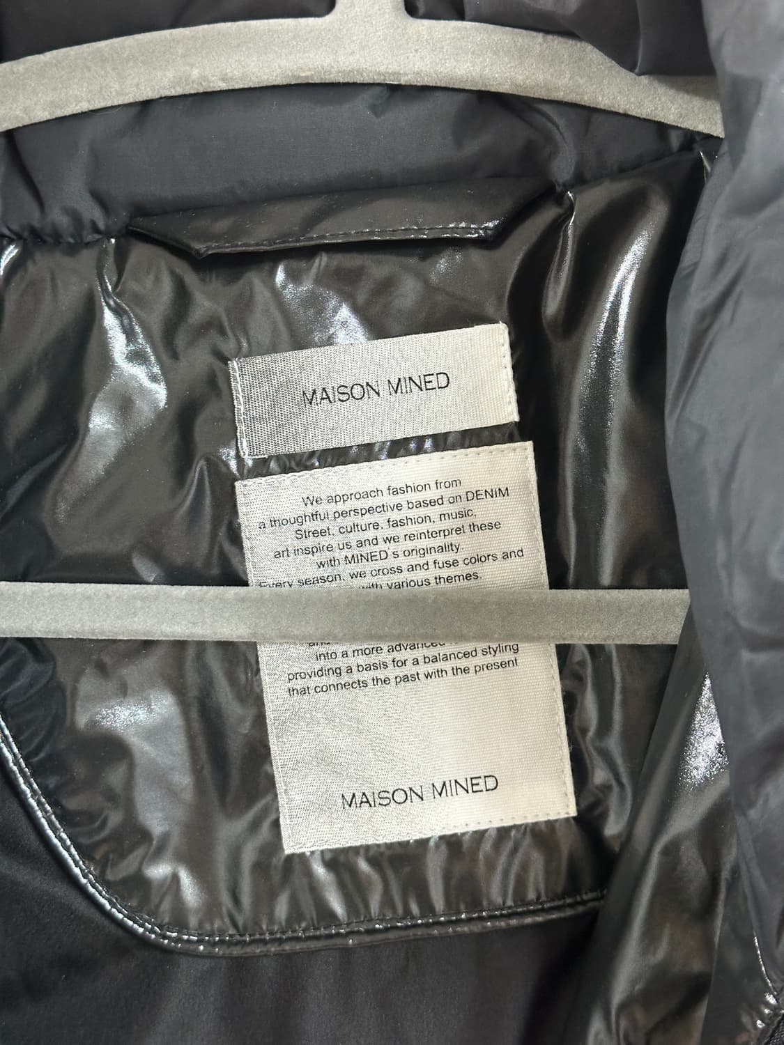 메종미네드 롱패딩 거의 새것 M 상품이미지4