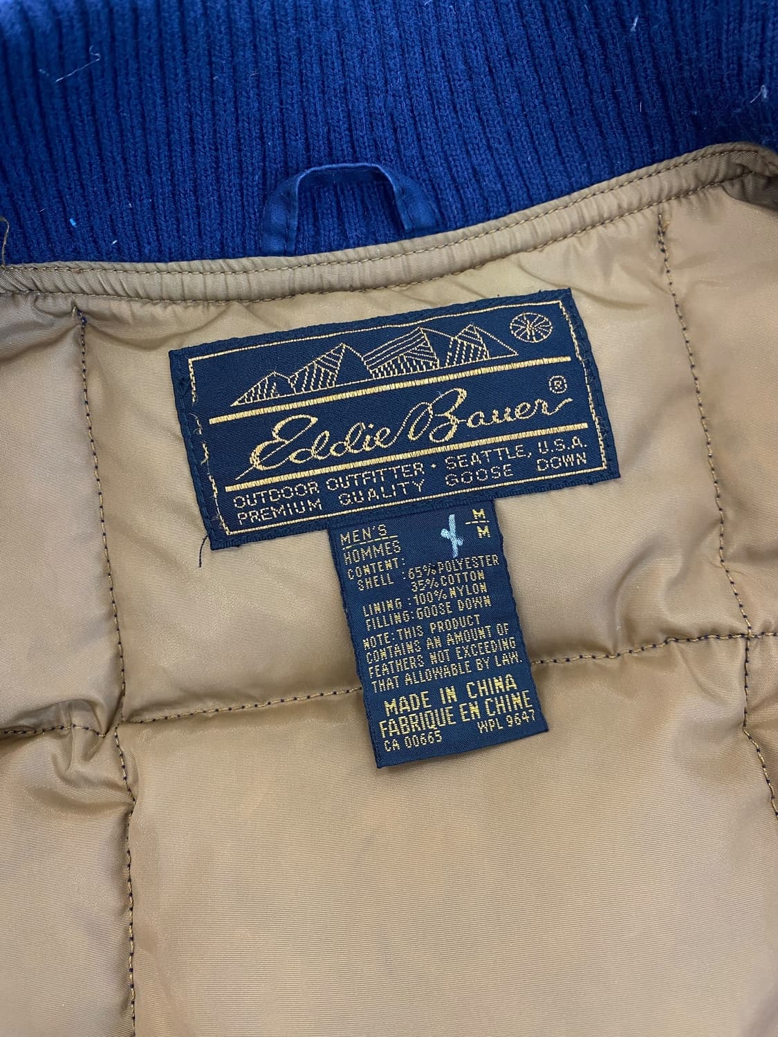 90's 에디바우어 구스 다운 푸퍼 베스트 상품이미지6