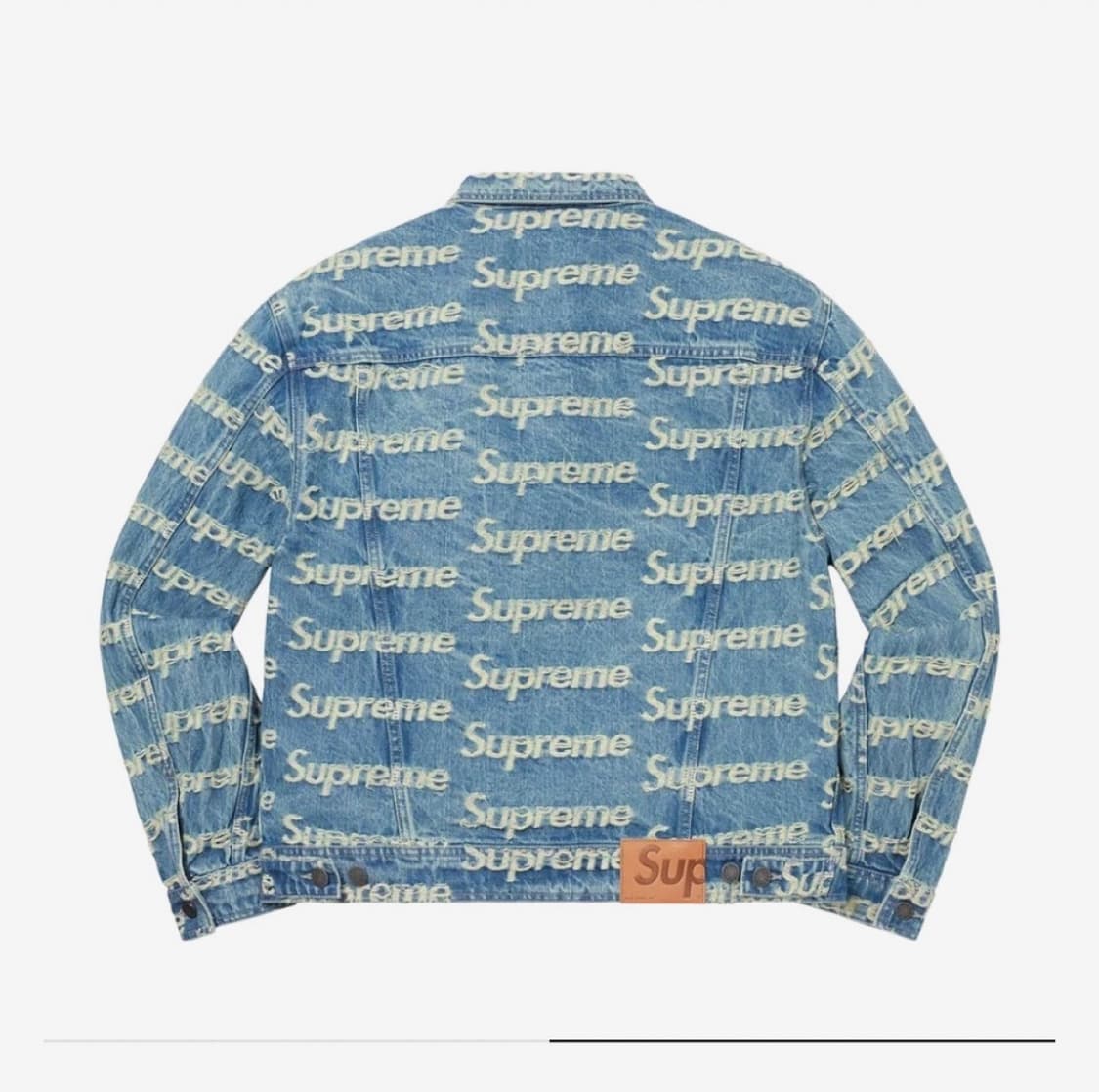 슈프림 데님 트러커 재킷 구할수 없는 SIZE: S 급매 상품이미지4