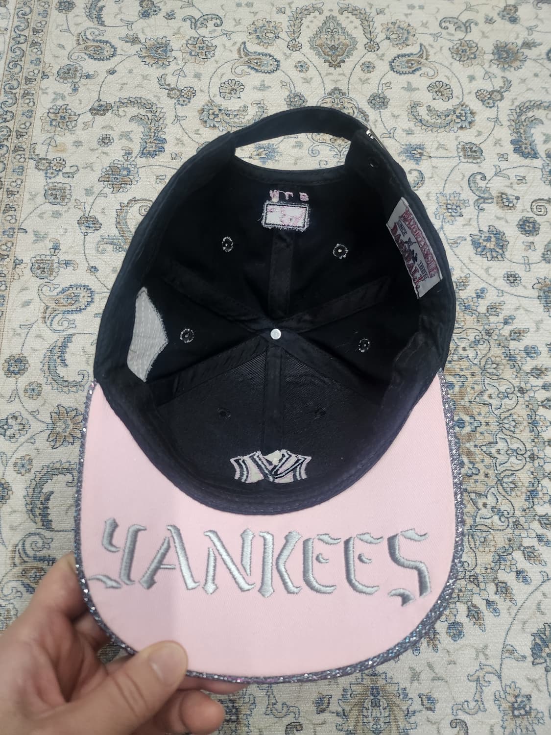 MLB 뉴욕양키스 글리터 볼캡 상품이미지6