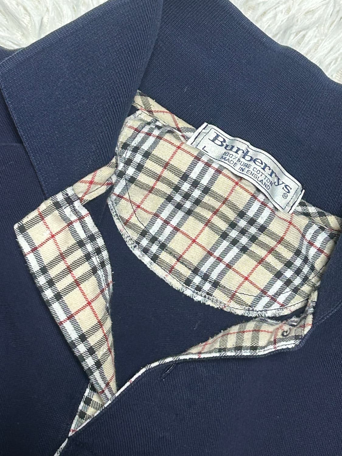 버버리 노바체크 폴로 카라티 상품이미지3