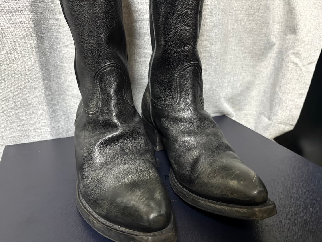 프라다 fw25 카우보이 레더 부츠 (풀구성품) 10 상품이미지5